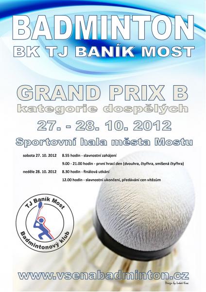 Grand Prix B, kat. Dospělí, 27.-28.10.2012, BK TJ Baník Most